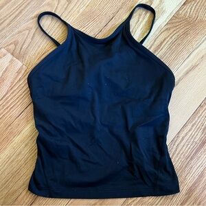 Lululemon Black Cropped Tank